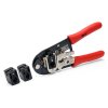 КВТ JT-01B Кримпер со сменными модулями RJ-45, RJ-12, RJ-11, RJ-22 Серия ПРОФИ