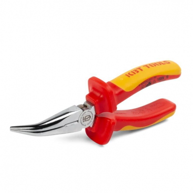 Фотография товара 'КВТ Длинногубцы изогнутые 160мм диэлектрические серии ПРОФИ 79220'