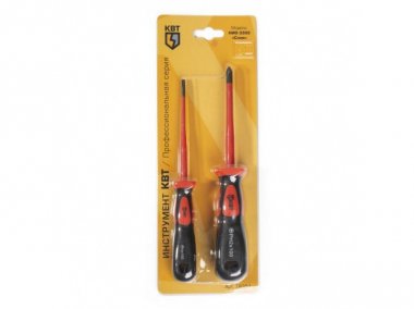 Фотография товара 'КВТ Набор диэлектрических отверток НИО-3302 78351'