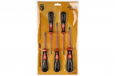 Фотография товара 'КВТ Набор диэлектрических отверток НИО-3305 78349'