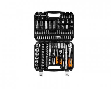 Фотография товара 'КВТ Набор автоинструмента 1/2’’ и 1/4’’, серия PROFESSIONAL, 94 предмета 82134'