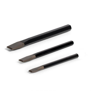 Фотография товара 'КВТ Набор зубил по металлу, 3 шт., серия ПРОФИ НЗМ-03 81089'