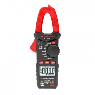 Фотография товара 'КВТ 79129 Токовые клещи цифровые КТ 200А серия PROLINE'