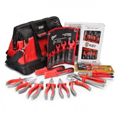 Фотография товара 'КВТ НИЭ-04 «1000 Вольт» Набор инструментов электромонтажника'