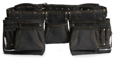 Фотография товара 'КВТ Сумка-пояс монтажника кожаная СК-12 DEAD BULL 78427'