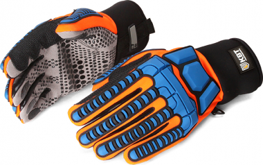 Фотография товара 'КВТ Перчатки монтажника усиленные С-37L 78457'