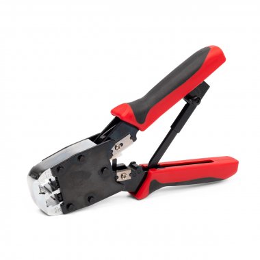 Фотография товара 'КВТ JT-02M Кримпер многофункциональный с 2 встроенными модулями RJ-45, RJ-12, RJ-11'