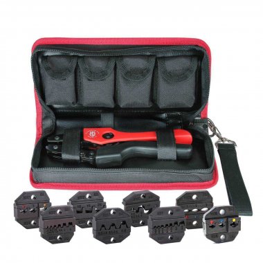 Фотография товара 'КВТ набор CTК+8 Пресс-клещи с 8 матрицами МПК для опрессовки'