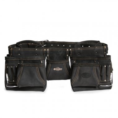 Фотография товара 'КВТ СК-12 Сумка-пояс монтажника кожаная, премиум-серия «DEAD BULL»'