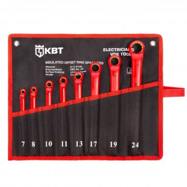 Фотография товара 'КВТ НИИ-25 Набор накидных диэлектрических ключей'
