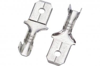 Фотография товара 'КВТ 89247 Разъем плоский неизолированный (папа) РП-П(л) 2,5 - (6,3)'