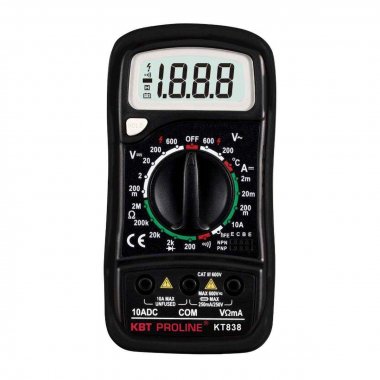Фотография товара 'КВТ KT 838 PROLINE Мультиметр цифровой'