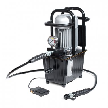 Фотография товара 'КВТ ПМЭ-7050-К2/380 Насосная гидравлическая станция двухканальная объем маслобака 5.0 л'