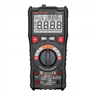 Фотография товара 'КВТ Мультиметр цифровой KT 132А серия PROLINE, 91917'