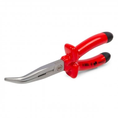 Фотография товара 'КВТ Длинногубцы изогнутые диэлектрические 200 мм серии ЭКСПЕРТ'