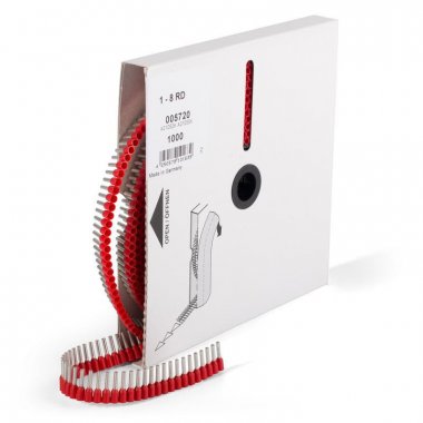 Фотография товара 'КВТ НШВИ в ленте (GLW) Наконечники штыревые втулочные изолированные'