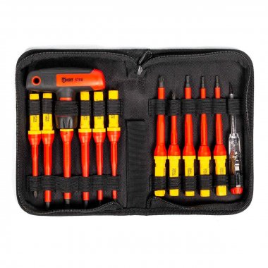 Фотография товара 'КВТ НИО-4412-Т Диэлектрическая Т-образная отвертка VDE'