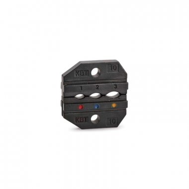 Фотография товара 'КВТ Номерные матрицы МПК-10 для опрессовки наконечников, разъемов и гильз 69964'