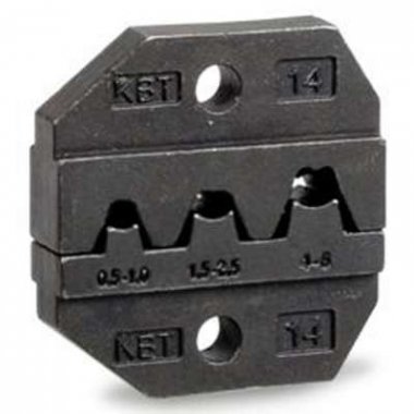 Фотография товара 'КВТ Номерные матрицы МПК-14 для опрессовки автоклемм под двойной обжим 69966'