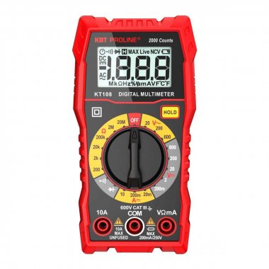 Фотография товара 'КВТ KT 108 PROLINE Мультиметр цифровой с True RMS Серия PROLINE'