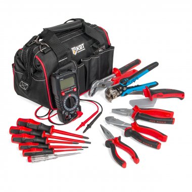 Фотография товара 'КВТ НИЭ-02 Набор инструментов электрика'