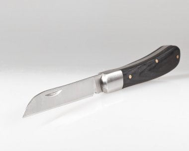 Фотография товара 'КВТ Нож НМ-03 монтерский малый складной с прямым лезвием 67549'