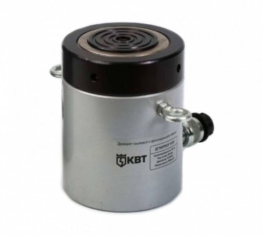 Фотография товара 'КВТ Гидравлический домкрат ДГ50П50Г грузовой с фиксирующей гайкой 50 тонн 74339'