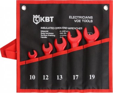 Фотография товара 'КВТ Набор НИИ-20 однорожковых диэлектрических ключей серии ЭКСПЕРТ 74706'