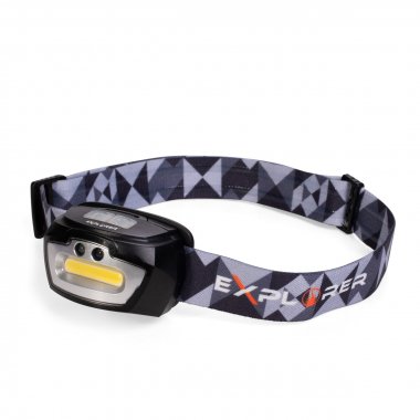 Фотография товара 'КВТ HL-6553 Фонарик налобный светодиодный с сенсором движения Серия EXPLORER'