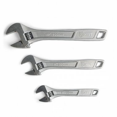 Фотография товара 'КВТ Ключи гаечные разводные поштучно Серия KBT-PROFESSIONAL'