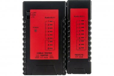 Фотография товара 'КВТ 86211 LAN-тестер кабельный KT 468 серия PROLINE'