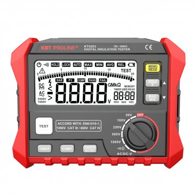 Фотография товара 'КВТ Мегаомметр цифровой KT 5203 серия PROLINE, 89638'