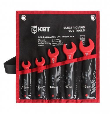 Фотография товара 'КВТ НИИ-06 Набор однорожковых диэлектрических ключей'