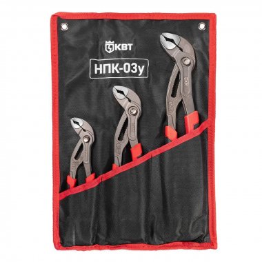 Фотография товара 'КВТ Набор переставных клещей НПК-03у, 101544'