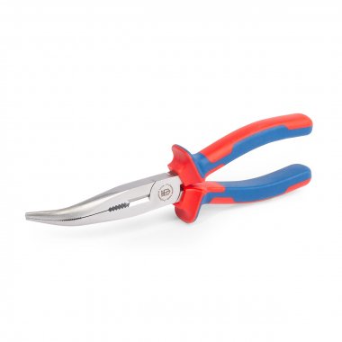 Фотография товара 'КВТ Длинногубцы изогнутые слесарно-монтажные 200 мм серии МАСТЕР'