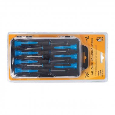 Фотография товара 'КВТ НО-07 мини Набор отверток для точной механики'