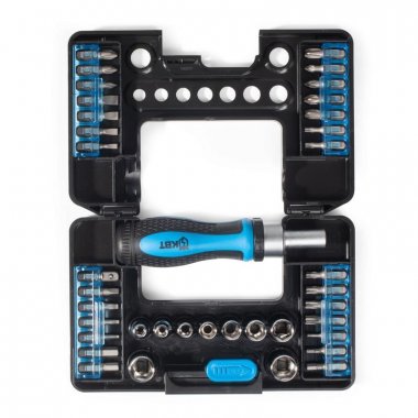 Фотография товара 'КВТ НБ-38 Отвертка реверсивная с битами, 38 предметов'