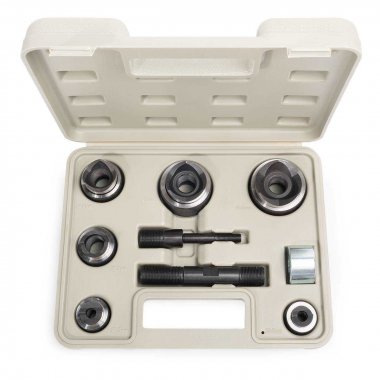 Фотография товара 'КВТ НМПО-Т Набор матриц для пробивки отверстий под дюймовые стальные трубы'