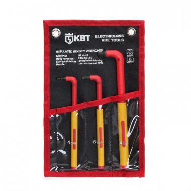 Фотография товара 'КВТ НИИ-17 Набор диэлектрических шестигранных ключей'