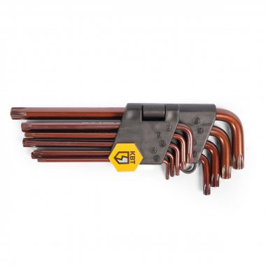 Фотография товара 'КВТ КТ-9-S2 Набор ключей TORX Серия KBT-PROFESSIONA'