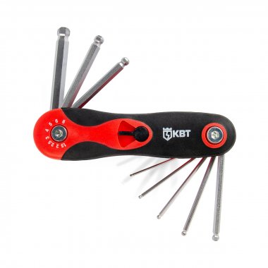 Фотография товара 'КВТ НТК-Ш-08 Набор шестигранных ключей с шаром'