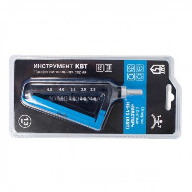 Фотография товара 'КВТ НБ-13 Отвертка реверсивная с битами, 13 предметов'