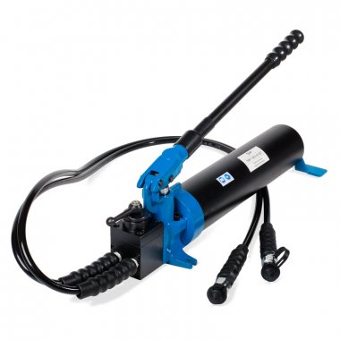 Фотография товара 'КВТ ПМР-7020-К2 Помпа гидравлическая ручная двухканальная объем маслобака 2.0 л'