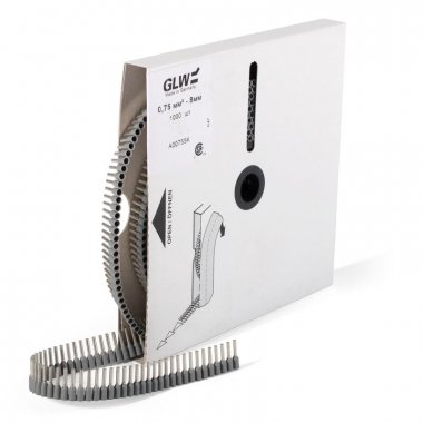 Фотография товара 'КВТ Наконечники штыревые втулочные изолированные в ленте GLW-Лента НШВИ 0,75-8 61594'