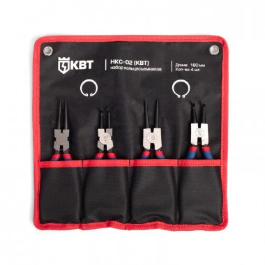 Фотография товара 'КВТ НКС-02 Набор съемников стопорных колец 180 мм'