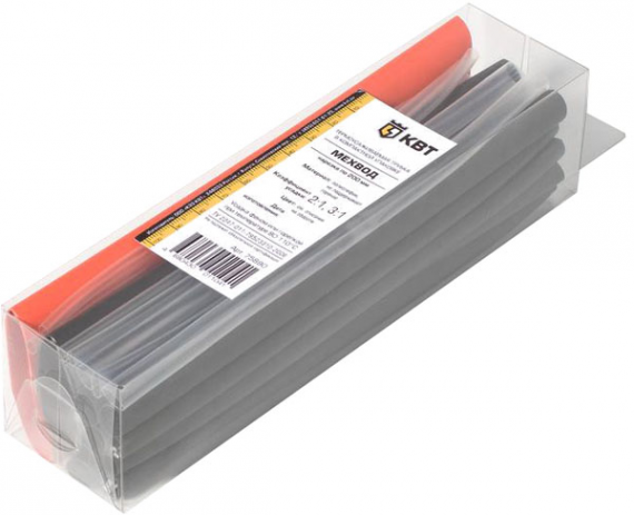 Фотография товара 'КВТ Набор термоусадочных трубок Мехвод 75890'