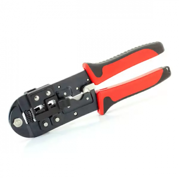 Фотография товара 'КВТ Кримпер с 2 встроенными модулями RJ-45, RJ-12, RJ-11 84626'