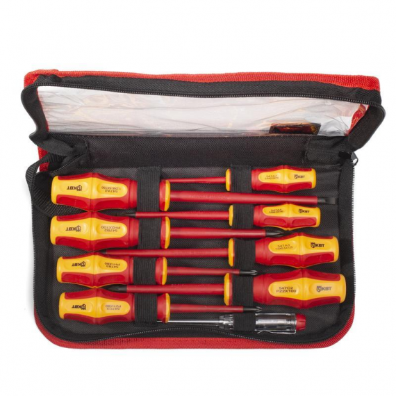 Фотография товара 'КВТ Набор диэлектрических отверток НИО-09 серии ПРОФИ 78620'