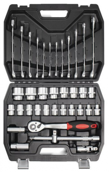 Фотография товара 'КВТ Набор автоинструмента серии PROFESSIONAL, 37 предметов 78369'