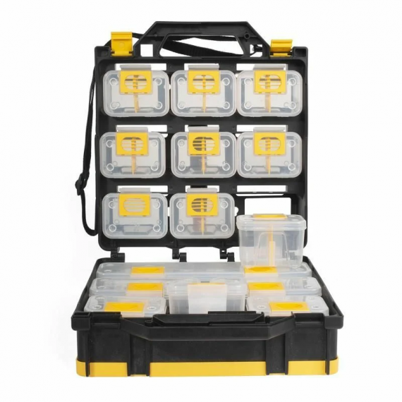 Фотография товара 'КВТ Кейс-органайзер двусторонний с 15 модулями К-01 76805'